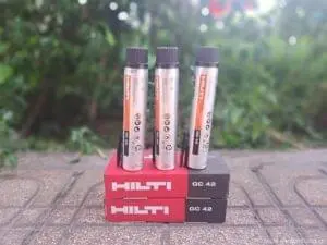 BÌNH GAS HILTI GC42 | BÌNH NHIÊN LIỆU CHO MÁY HILTI GX3
