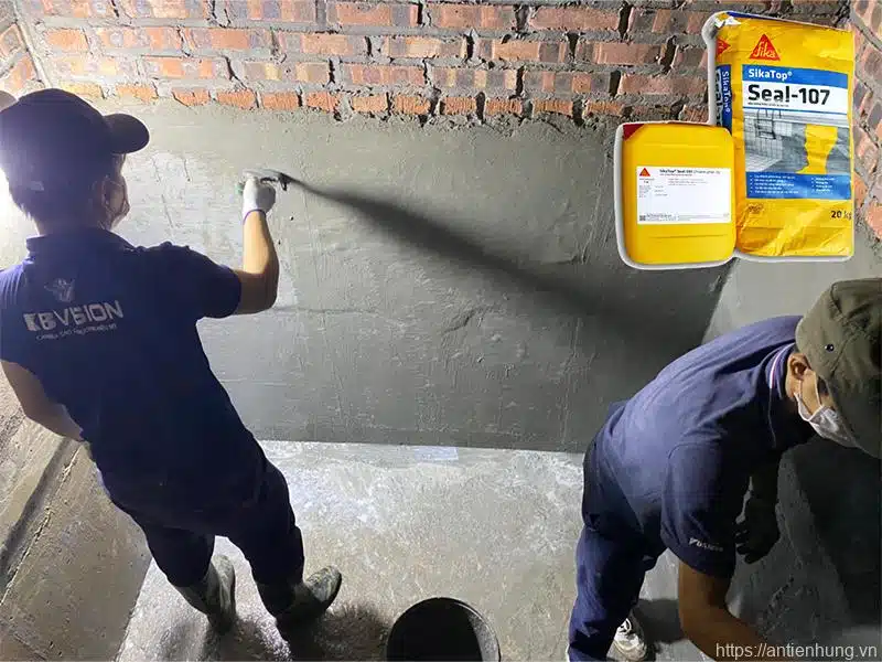 Thi Công Chống Thấm Dễ Dàng với Sikatop Seal 107