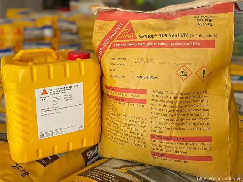 SIKATOP SEAL 109 - VỮA CHỐNG THẤM XI MĂNG POLYMER 2 THÀNH PHẦN