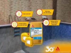 Sikatop Seal 109 | Vữa Chống Thấm Đàn Hồi