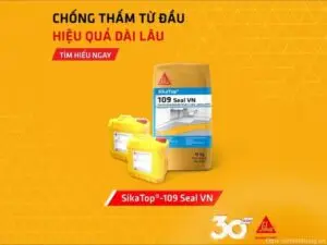 Sikatop Seal 109 | Vữa Chống Thấm Đàn Hồi