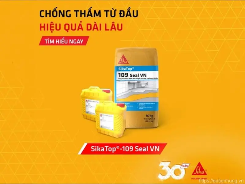 Sikatop Seal 109 | Vữa Chống Thấm Đàn Hồi