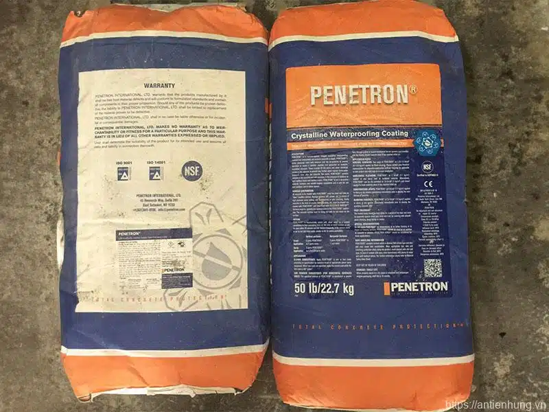 Penetron Chống Thấm Tinh Thể Thẩm Thấu