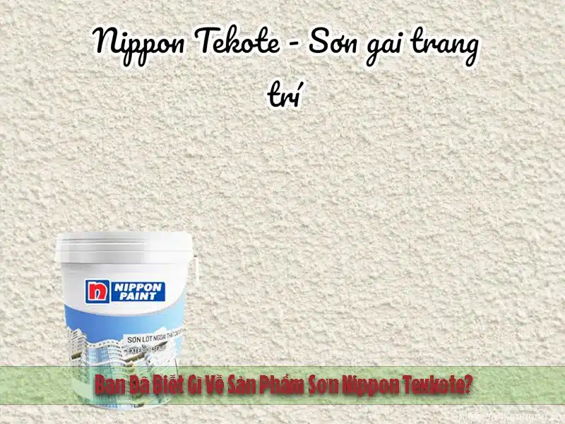 Bạn Đã Biết Gì Về Sản Phẩm Sơn Nippon Texkote?