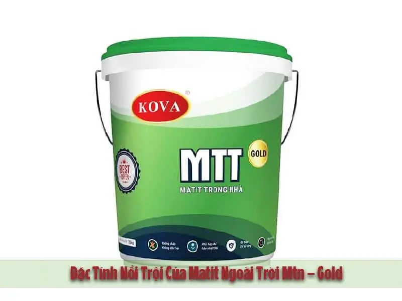 Đặc Tính Nổi Trội Của Matit Ngoài Trời Mtn – Gold