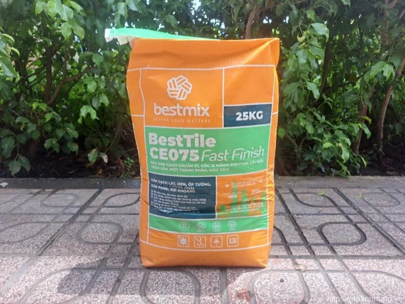 Besttile CE075 | Keo dán gạch, gốc xi măng-polymer cải tiến, một thành phần