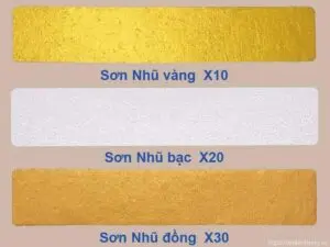 Sơn Nhũ Sàn (gồm Sơn Lót + Sơn Nhũ): Sns