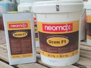 Sản phẩm Vữa tự san Polyurethane Hybrit cho sàn công nghiệp nặng NEOMAX UCEM F1