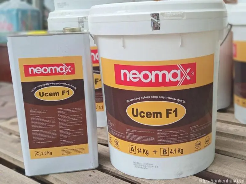 Sản phẩm Vữa tự san Polyurethane Hybrit cho sàn công nghiệp nặng NEOMAX UCEM F1