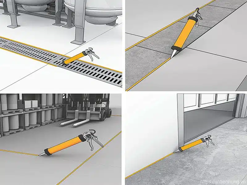 Hướng dẫn kỹ thuật thi công Sikaflex Construction J
