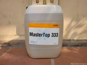 Chất tăng cứng nền sàn bê tông dạng nước | Dung dịch Hardener Mastertop 333