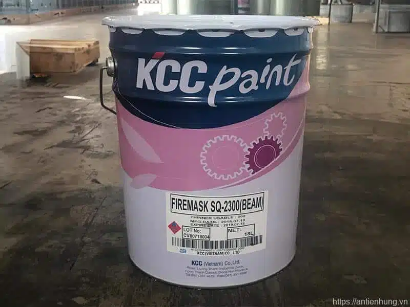 Kcc Firemask Sq 2300 - Sq 2000 18l | Sơn Chống Cháy