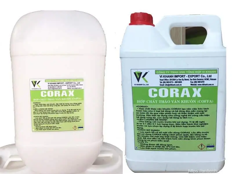 Corax Ot9 | Hợp Chất Tháo Ván Khuôn Coffa