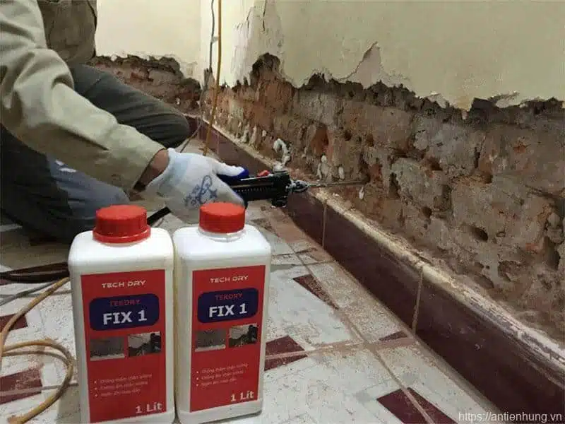 Chất Chống Thấm Chống Ẩm Cho Tường Tekdry Fix 1