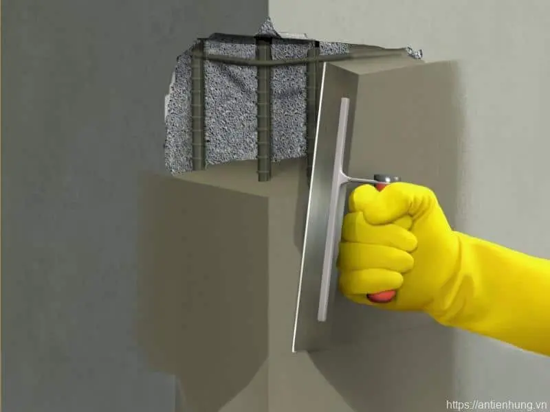 Sửa Chữa Kết Cấu Bê Tông Bằng Sika Monotop