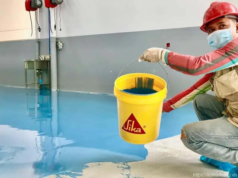 Thi Công Sikafloor 263 Sl 1mm Tự San Phẳng