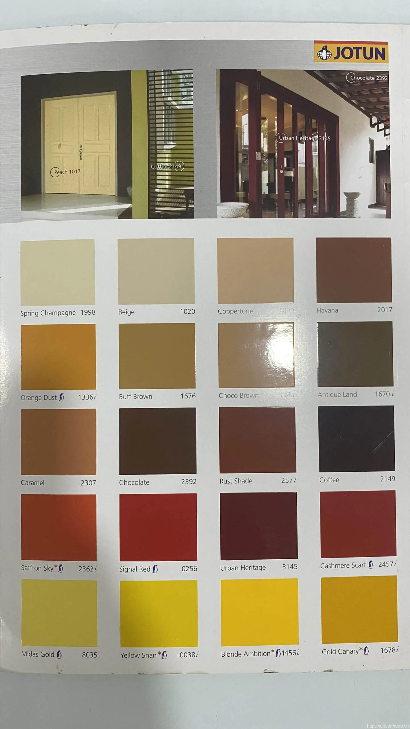 Bảng màu sơn Gardex Gloss
