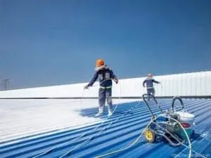 Hình ảnh thi công Sơn Chống Nóng Mái Tôn Kova CN-05