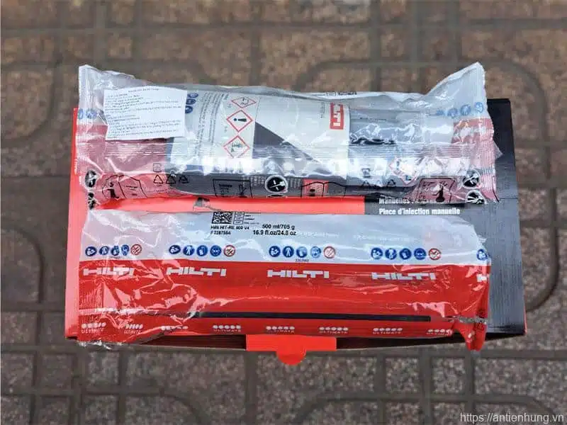 Keo cấy thép Hilti Hit-re 500 V4 tuýp 500ml