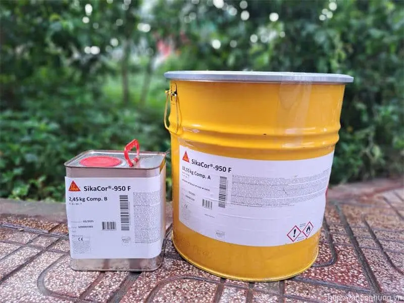 Sikacor 950 F | Lớp Phủ Bảo Vệ Cho Bề Mặt Bê Tông Và Thép