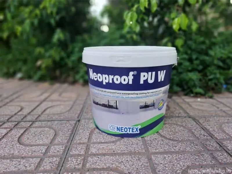 Sơn chống thấm Neoproof Pu W cho mái lộ thiên
