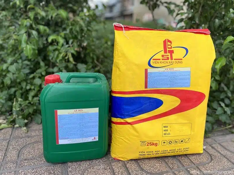 AX102S | Vữa Chịu Axit Hai Thành Phần