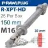 Bulong nở Rawlug R-XPT HD mạ kẽm nhúng nóng