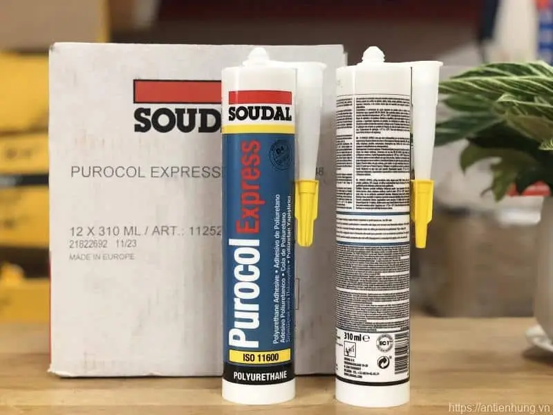 Sản phẩm keo dán đa năng Soudal Purocol Express