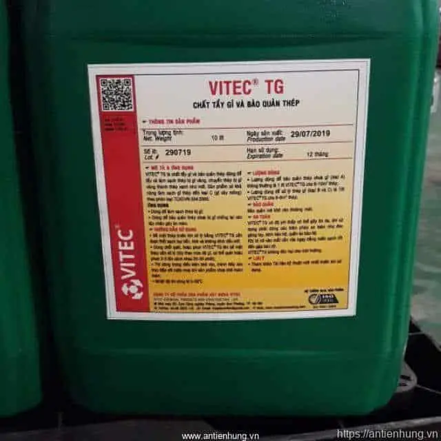 VITEC TG - Chất tẩy gỉ và bảo quản thép
