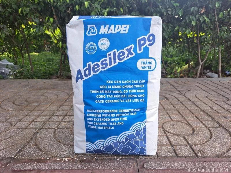 Vữa ốp lát gạch Mapei Adesilex P9 màu trắng white