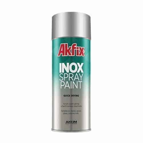 Akfix inox spray paint sơn phun inox