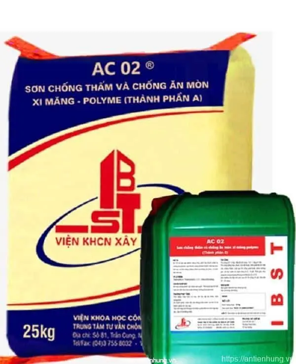 Sản phẩm chống thấm sơn AC02 tại An Tiến Hưng