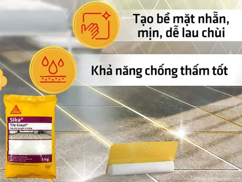 Ưu điểm Keo chít mạch Sike Tile Grout