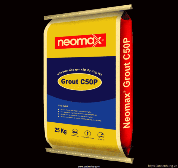 Vữa rót không co bơm cáp dự ứng lực Neomax Grout C50P