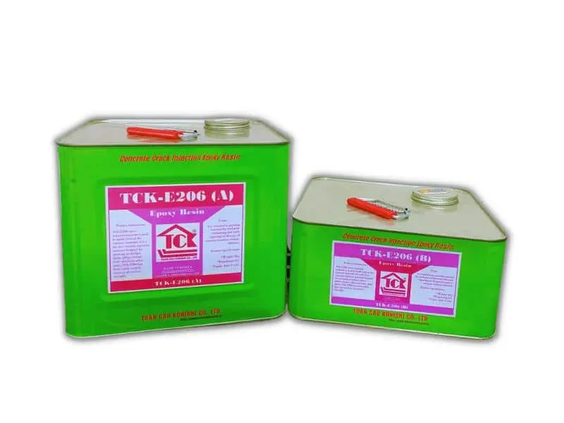 NHỰA EPOXY TCK-E206 BƠM SỬA CHỮA VẾT NỨT