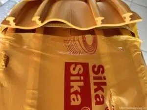Mặt cắt của băng cản nước Sika Waterbar AR 25