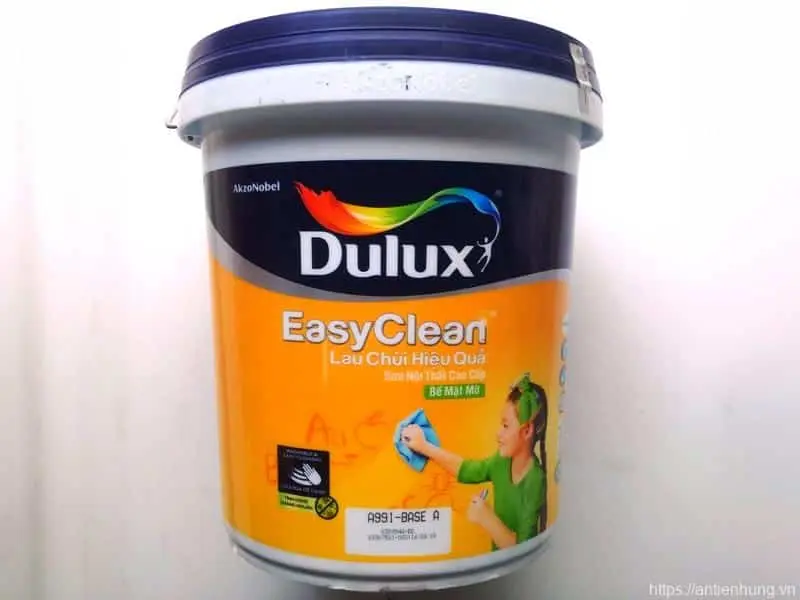 Dulux Easyclean Lau Chùi Hiệu Quả Bề Mặt Bóng