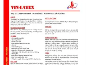 Phụ Gia Chống Thấm Vin-Latex
