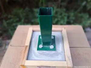Mẫu thi công vữa rót Crocodile GP Grout (General Purpose)