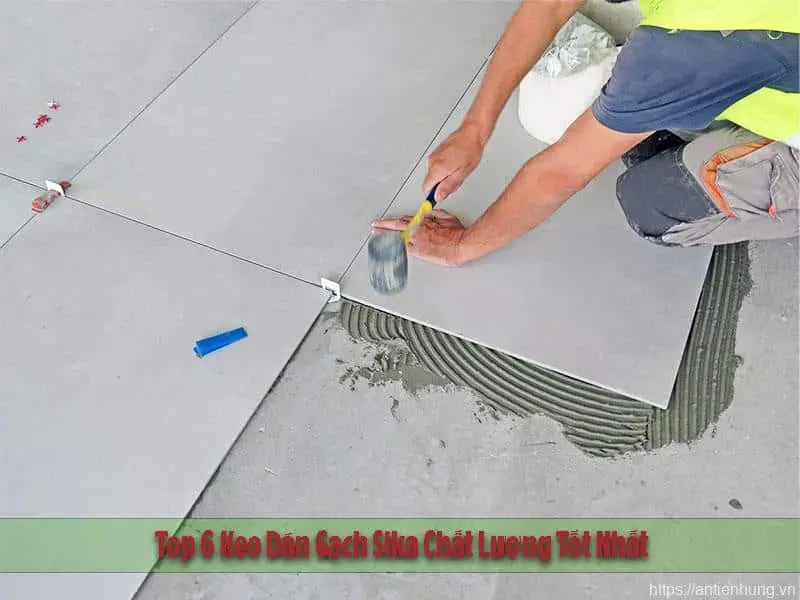 Hình ảnh thi công keo dán gạch Sika