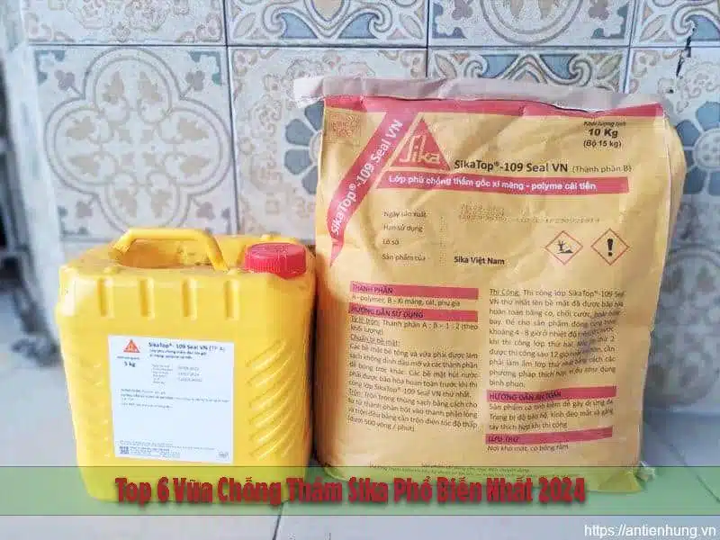 SikaTop Seal 109 – Lớp phủ chống thấm đa dụng, dễ thi công