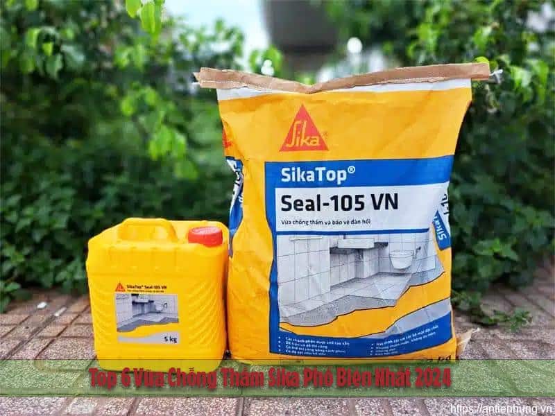 Sikatop Seal 105 – Vữa chống thấm xi măng polyme hiệu quả. 