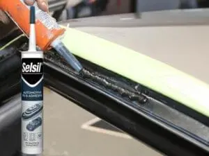 Hình ảnh thi công keo dán SELSIL PU50 Sealant