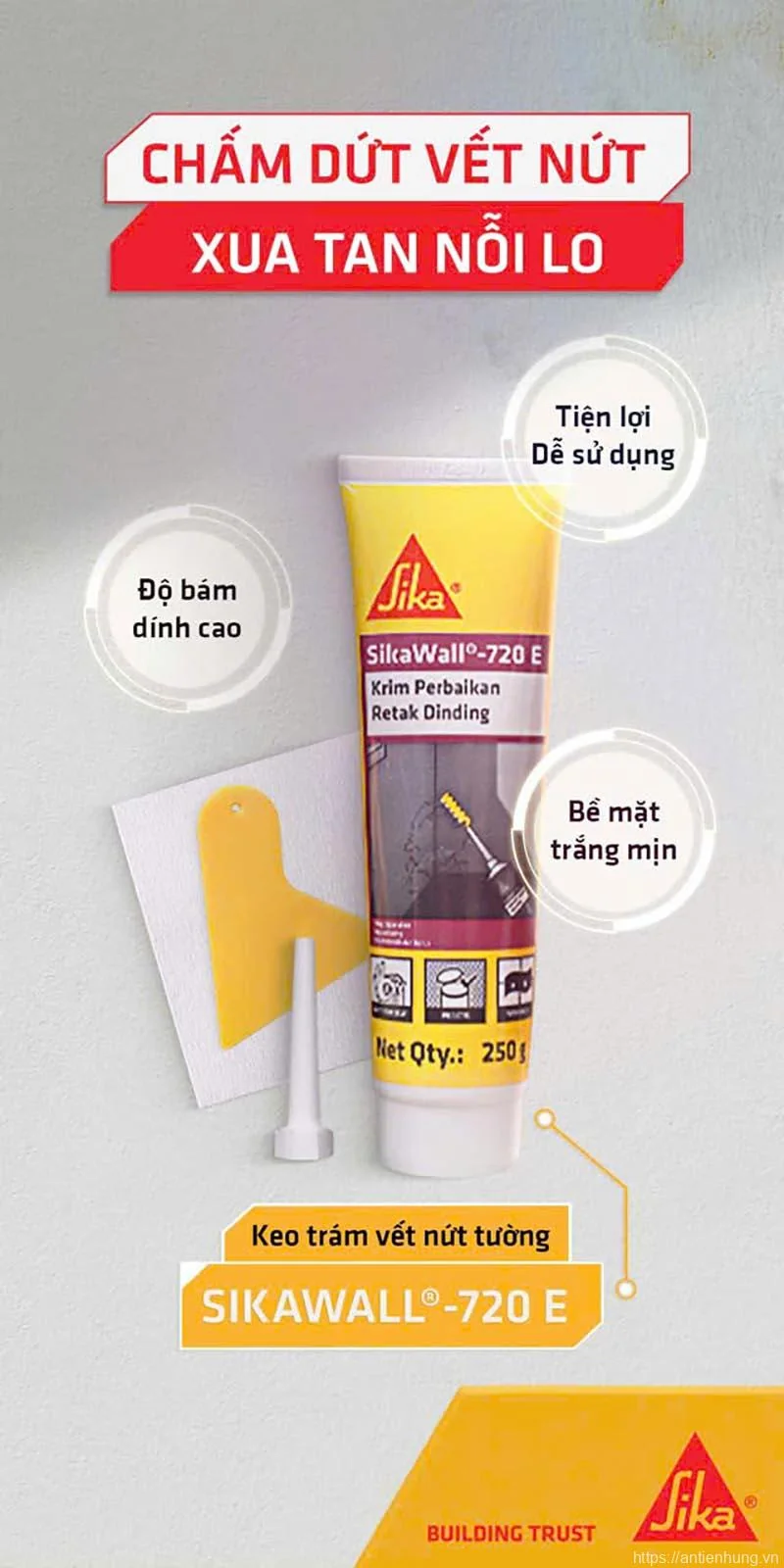 Chấm dứt vết nứt xua tan nỗi lo