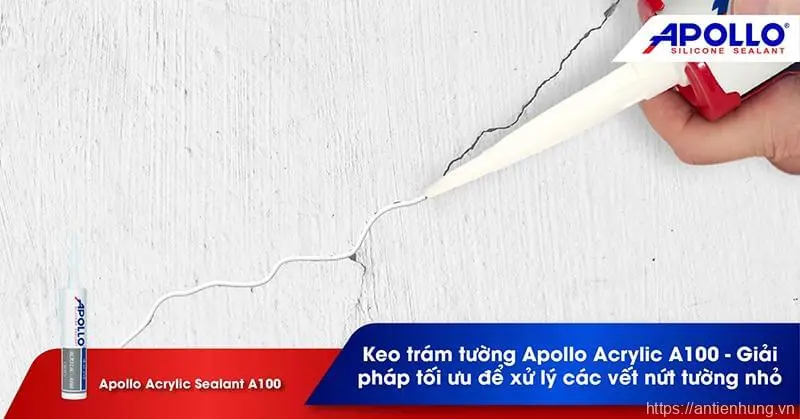 Xử lý tường nhà lởm chởm trở nên phẳng mịn như mới với keo tường Apollo Acrylic A100