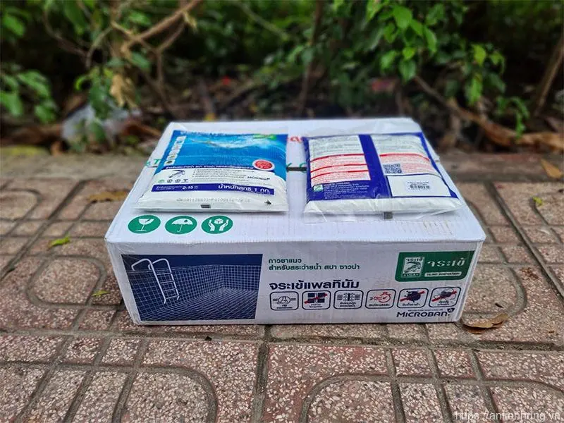 Keo chà ron hồ bơi Crocodile Platinum túi 1Kg