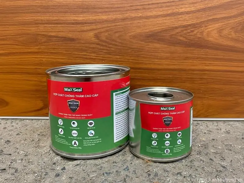 MaxSeal Crystal-X | Hợp Chất Chống Thấm Trong Suốt