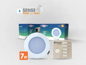 Combo 4 Đèn LED Downlight Âm Trần Điều Khiển Remote 90/7W AT20.RM C4