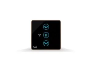 Công tắc cảm ứng Rèm wifi CTCU.WF V.REMT MN màu đen