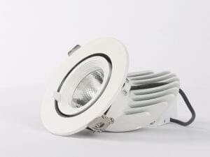 Đèn LED âm trần Downlight thông minh xoay góc Model: AT18.BLE 100/9W
